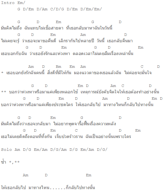 คอร์ดเพลง ห่วงหาหรือหลอกใช้ - วงคอนเทนเนอร์ คอร์ดเพลง ห่วงหาหรือหลอกใช้ - วงคอนเทนเนอร์