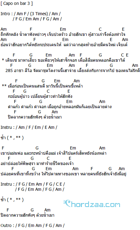 คอร์ดเพลง ผู้สาวขี้เหล้า - เมย์ จิราพร Ft.วงค์ ชนะกันต์ คอร์ดเพลง ผู้สาวขี้เหล้า - เมย์ จิราพร Ft.วงค์ ชนะกันต์