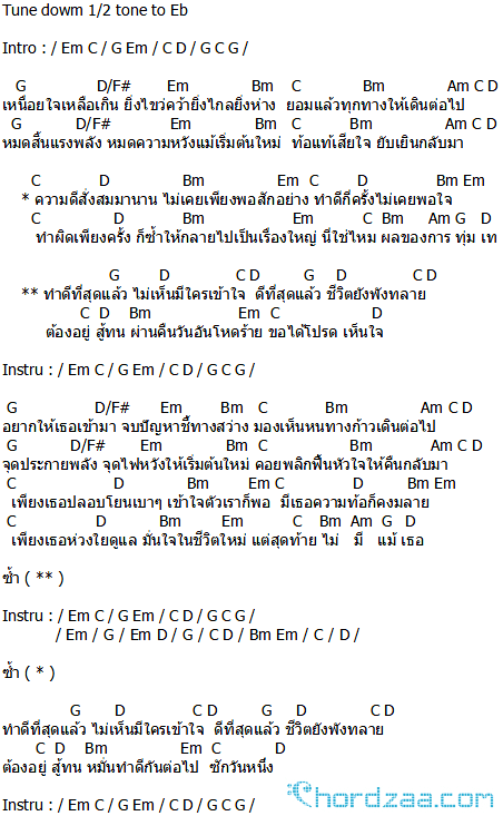 คอร์ดเพลง ทำดีที่สุดแล้ว - หินเหล็กไฟ เดอะซัน (คอร์ด ง่ายๆ) คอร์ดเพลง ทำดีที่สุดแล้ว - หินเหล็กไฟ เดอะซัน (คอร์ด ง่ายๆ)