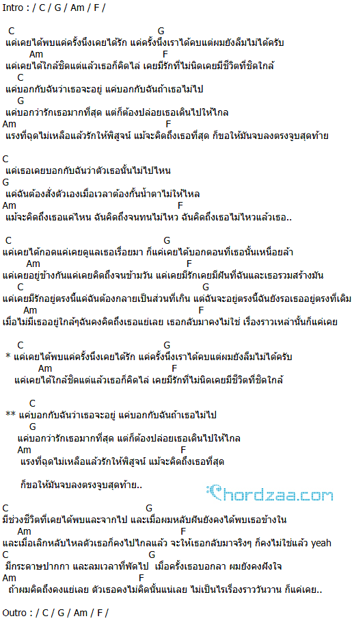 คอร์ดเพลง ก็แค่เคย - Highhot (Cover by Fora Kwan) (คอร์ด ง่ายๆ) คอร์ดเพลง ก็แค่เคย - Highhot (Cover by Fora Kwan) (คอร์ด ง่ายๆ)