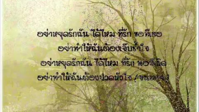 คอร์ดเพลง อย่าหยุดรักฉัน - A Mob