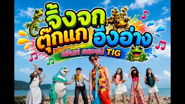 คอร์ดเพลง จิ้งจก ตุ๊กแก อึ่งอ่าง - เพ้นท์ คอนเน่