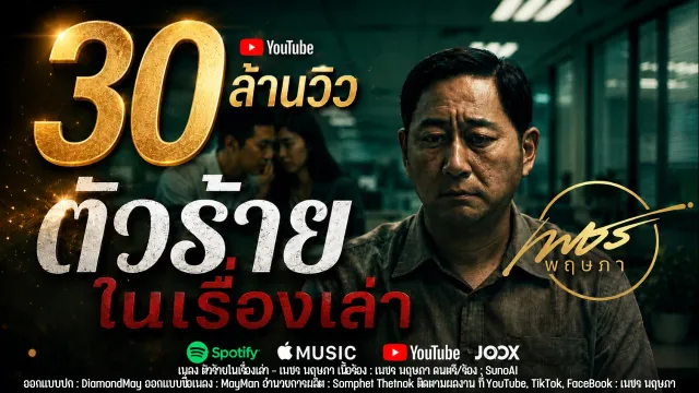 คอร์ดเพลง ตัวร้ายในเรื่องเล่า - เพชร พฤษภา